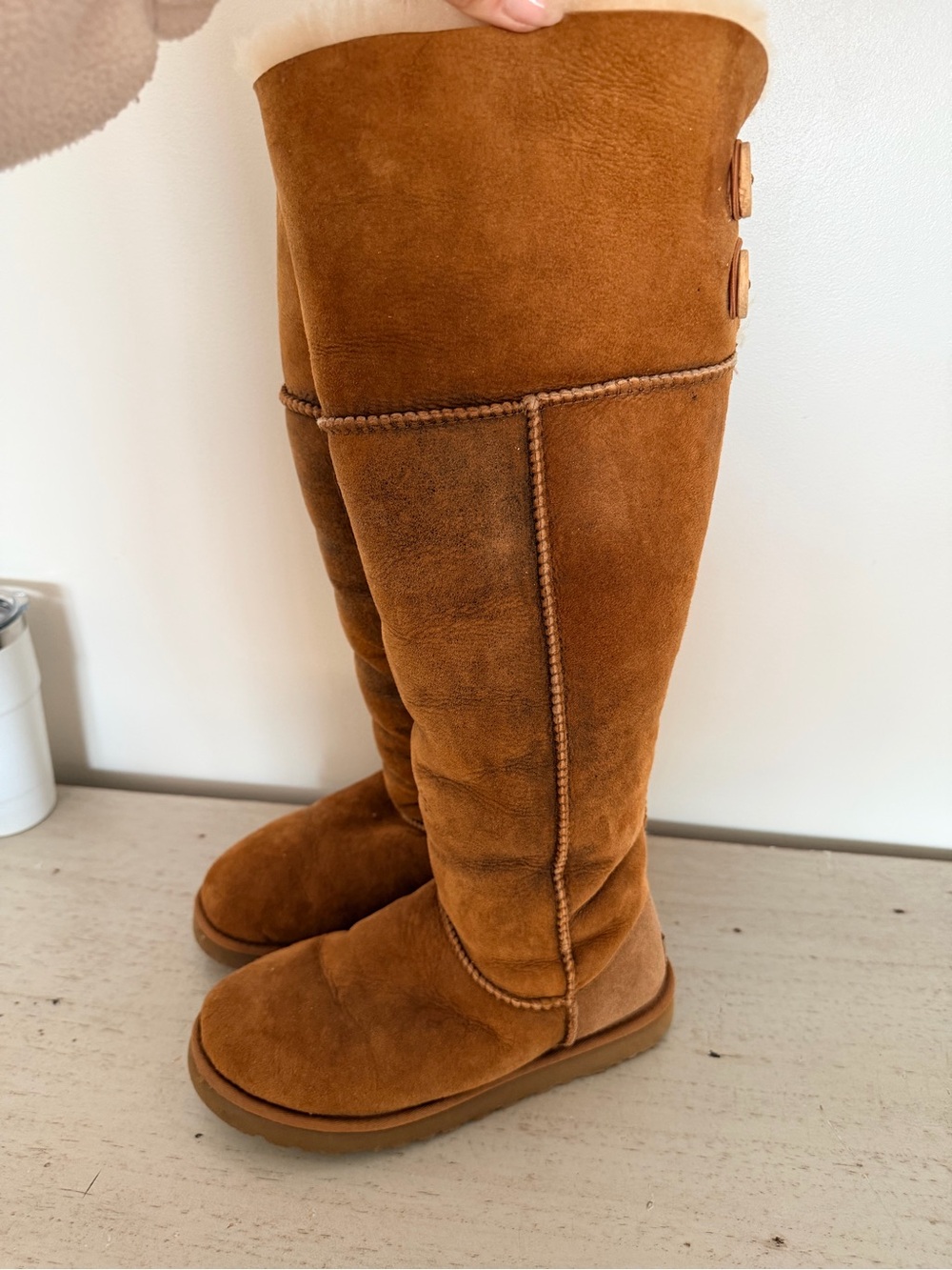 Uggs Bailey over the knee boots women’s 6- Chestnut
